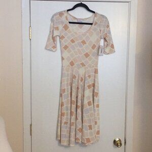 XXS LuLaRoe Nicole Dress D05 833